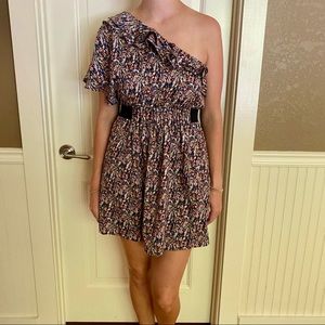 Pure Sugar Multicolored One-Shoulder Dress